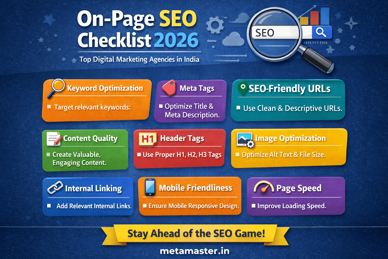 On-Page SEO Checklist 2026 | Top Digital Marketing Agencies in India