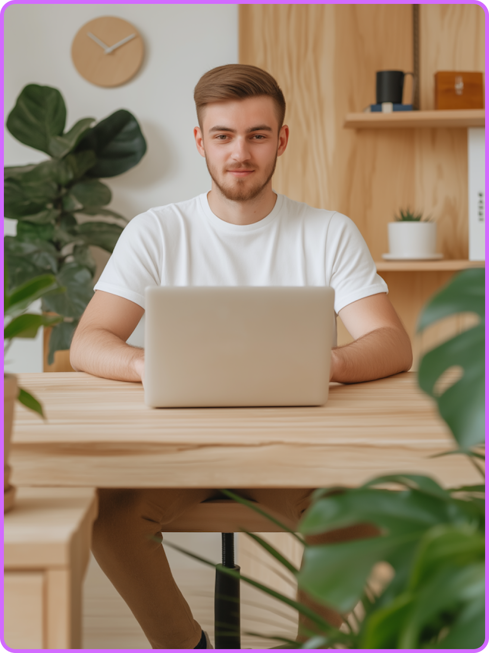 Young professional in modern office